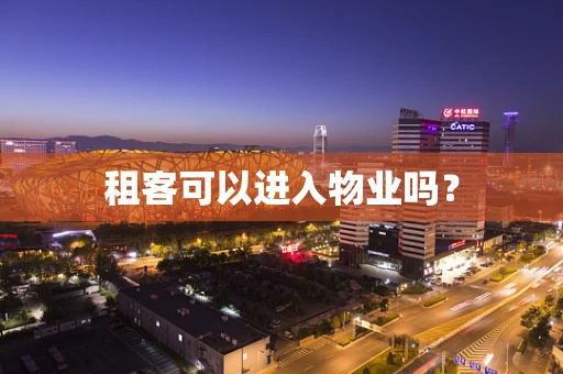 租客可以进入物业吗？