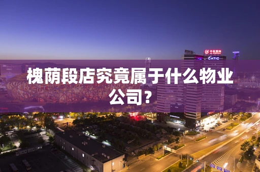 槐荫段店究竟属于什么物业公司？
