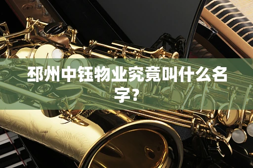 邳州中钰物业究竟叫什么名字？