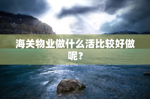 海关物业做什么活比较好做呢？