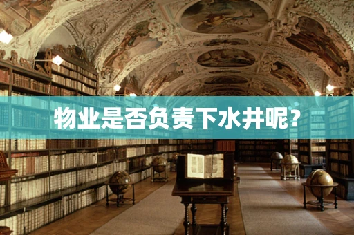 物业是否负责下水井呢？