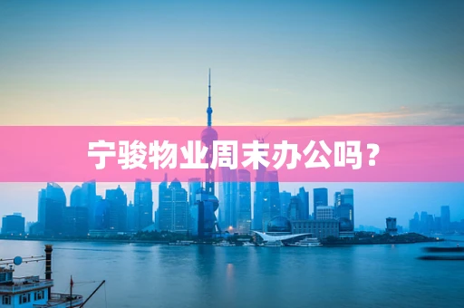 宁骏物业周末办公吗？