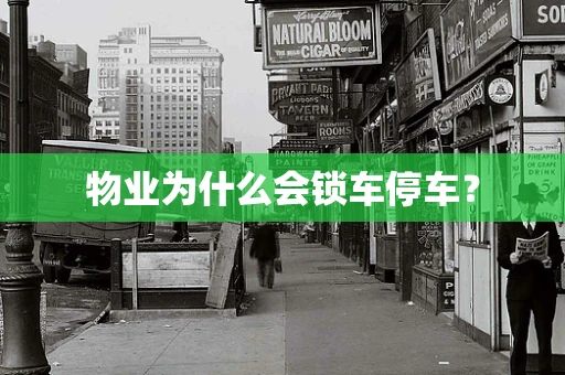 物业为什么会锁车停车？