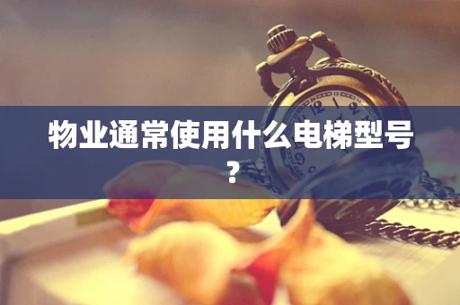 物业通常使用什么电梯型号？