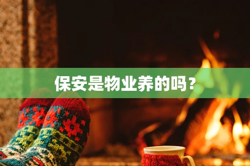保安是物业养的吗？