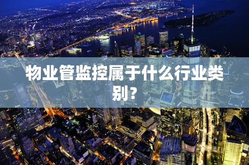 物业管监控属于什么行业类别？
