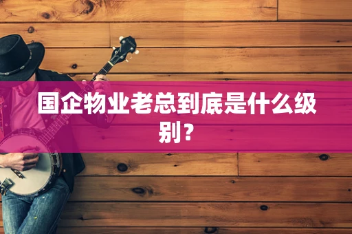 国企物业老总到底是什么级别？