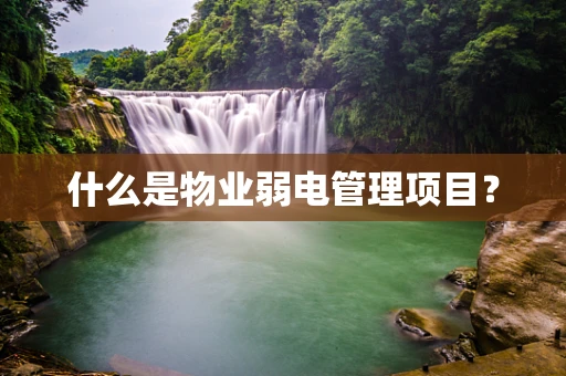 什么是物业弱电管理项目？