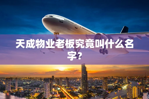 天成物业老板究竟叫什么名字？