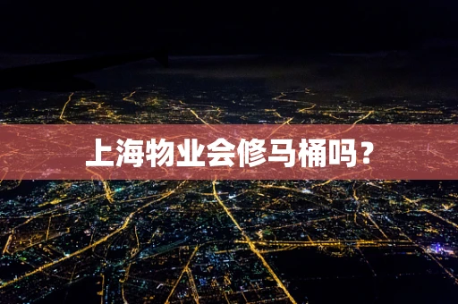 上海物业会修马桶吗？
